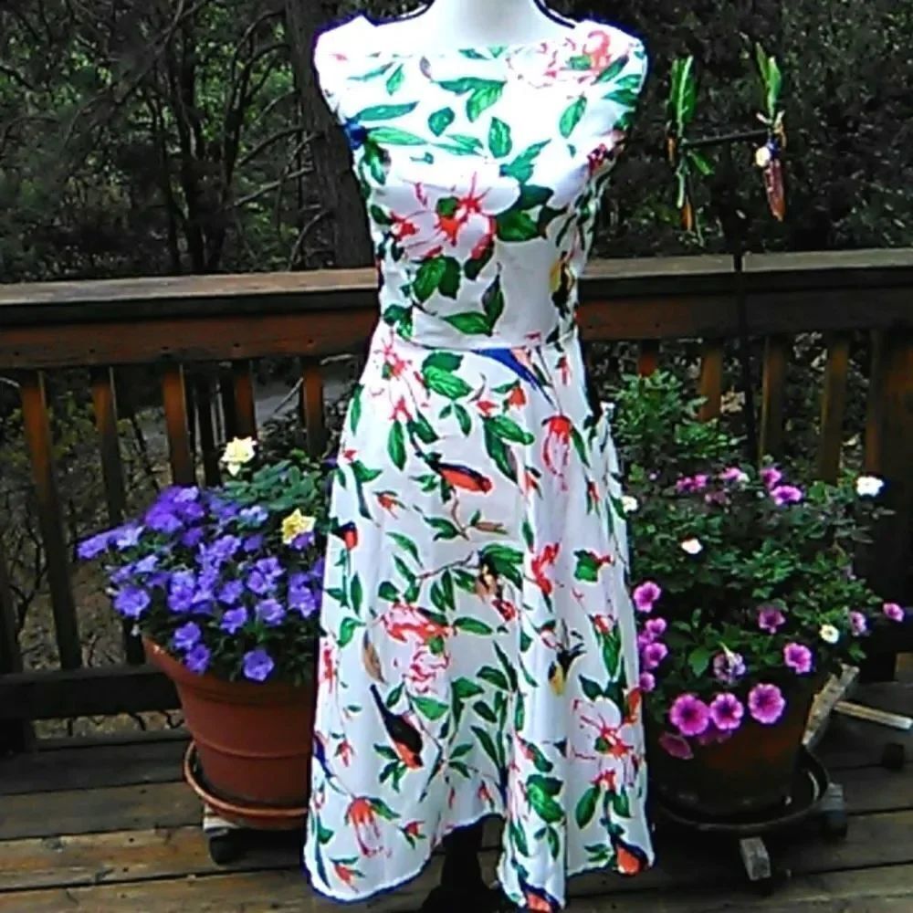 Flower and Rain Clothing Dress